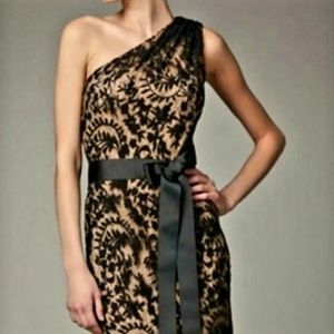 Tadashi Shoji Black Lace Cocktail Dress